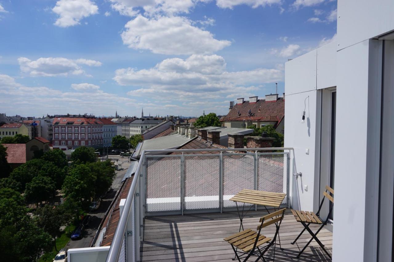 Apartamento Augartenblick Penthauscombo 15/16 - Blick Zum Riesenrad Viena Exterior foto