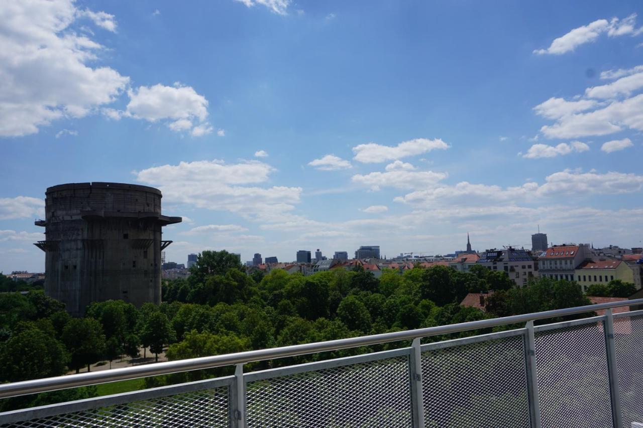 Apartamento Augartenblick Penthauscombo 15/16 - Blick Zum Riesenrad Viena Exterior foto
