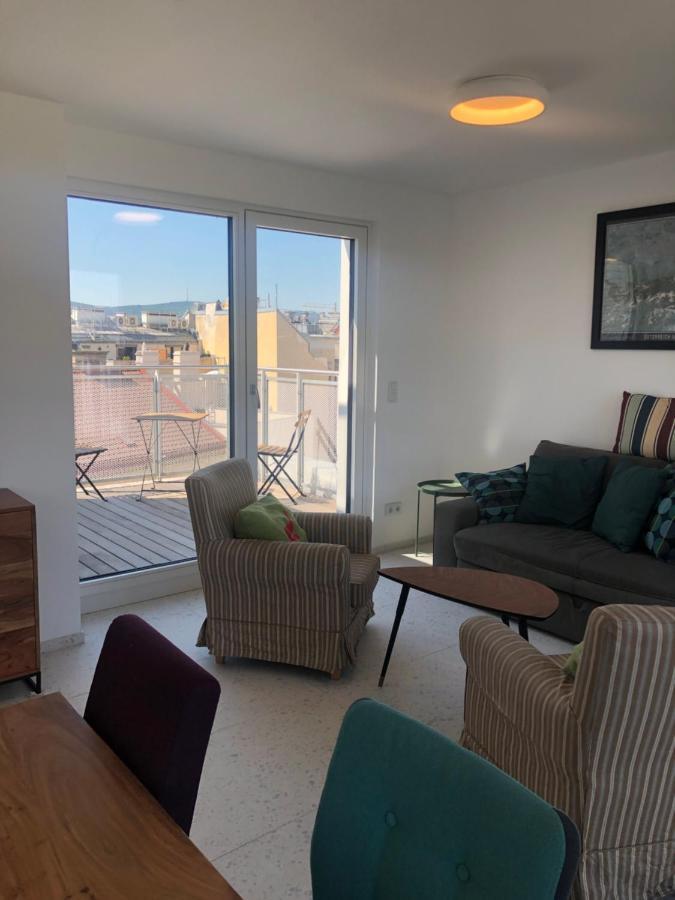 Apartamento Augartenblick Penthauscombo 15/16 - Blick Zum Riesenrad Viena Exterior foto