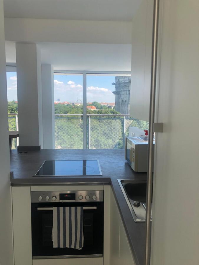 Apartamento Augartenblick Penthauscombo 15/16 - Blick Zum Riesenrad Viena Exterior foto