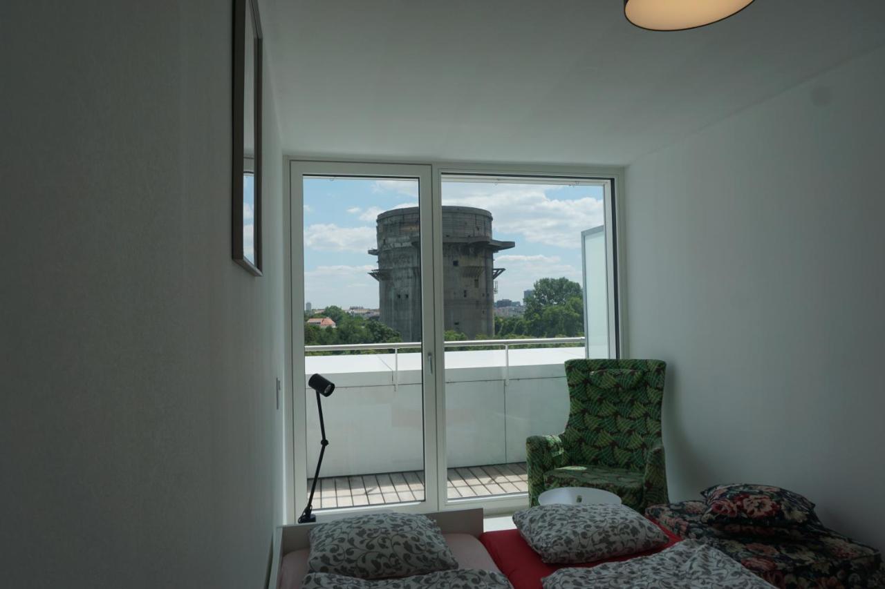 Apartamento Augartenblick Penthauscombo 15/16 - Blick Zum Riesenrad Viena Exterior foto